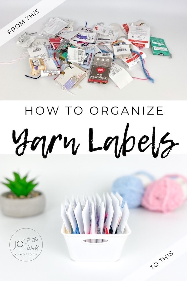 How to Organize Your Yarn Labels