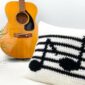 Music Notes Pillow Cover Crochet Pattern