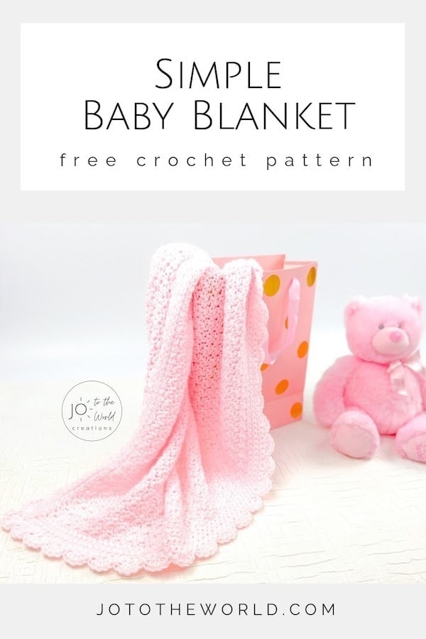 Simple Baby Blanket Crochet Pattern