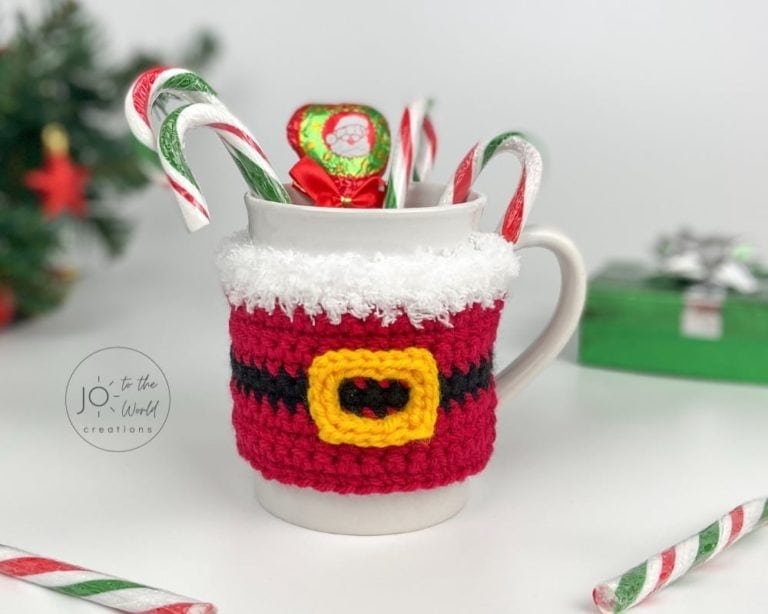 Christmas Mug Cozy Crochet Pattern