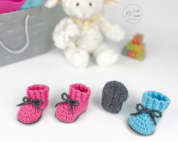 Crochet Baby Booties Pattern