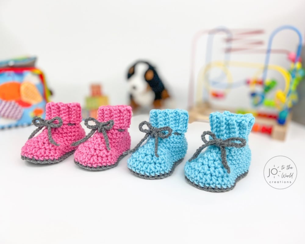 Crochet Baby Booties Pattern