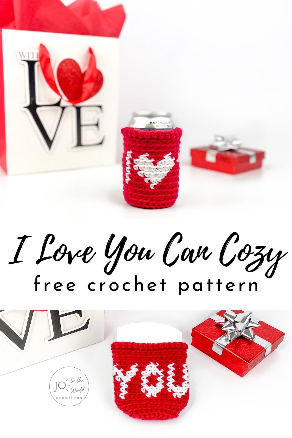 I Love You Can Cozy Crochet Pattern