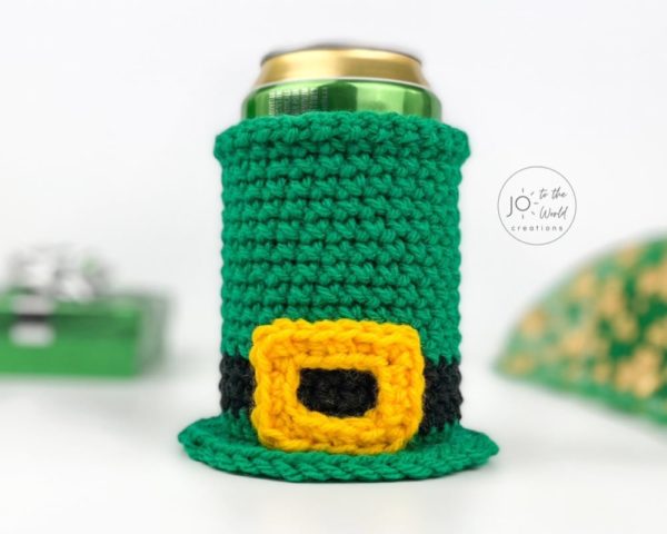 St. Patrick's Day Crochet Can Cozy Pattern