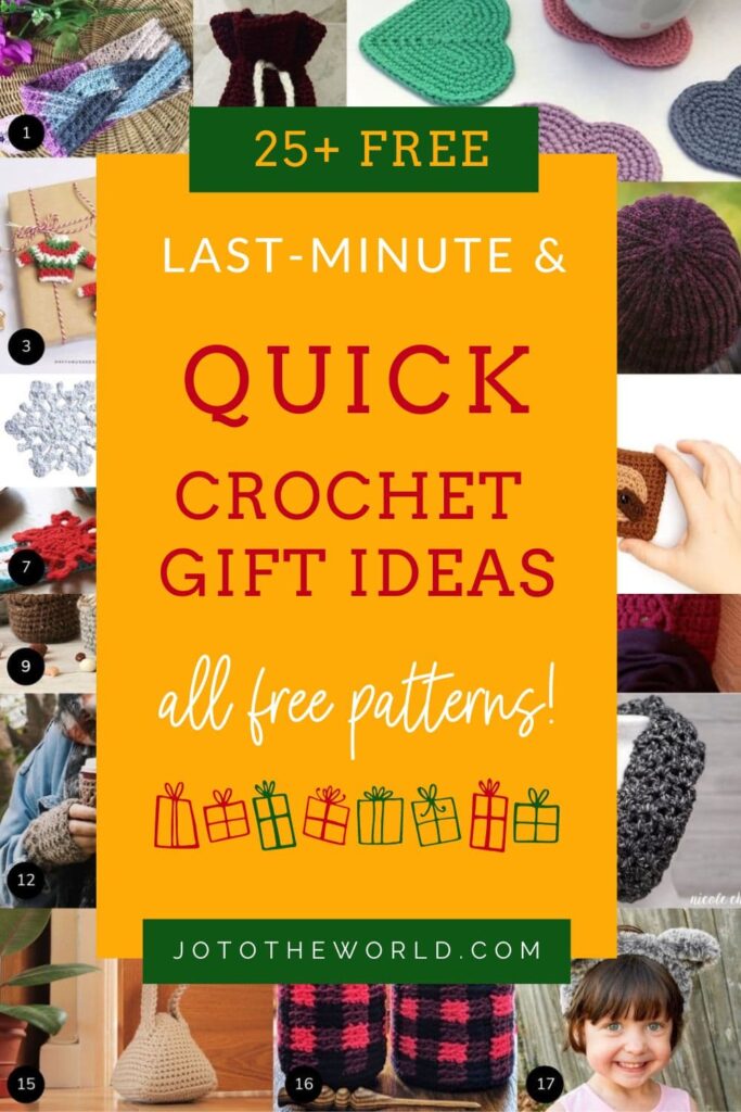 Quick Crochet Gift Ideas - All Free Patterns
