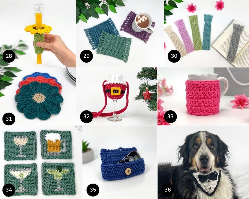 Quick crochet gifts