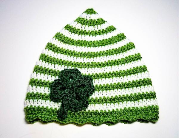 Crochet Shamrock Hat - Free Crochet Pattern