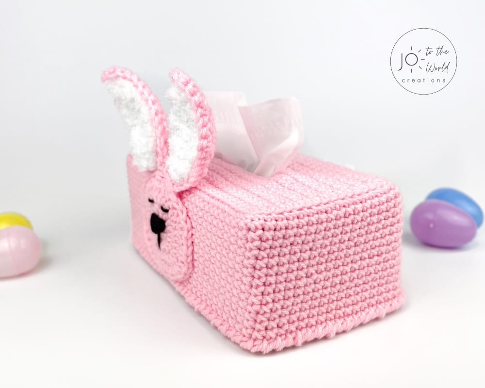 Easter Bunny Tissue Box Cover Crochet Pattern