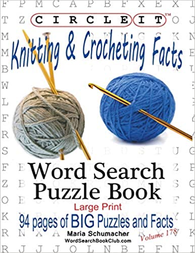 Gift for crocheter - crochet word search book 