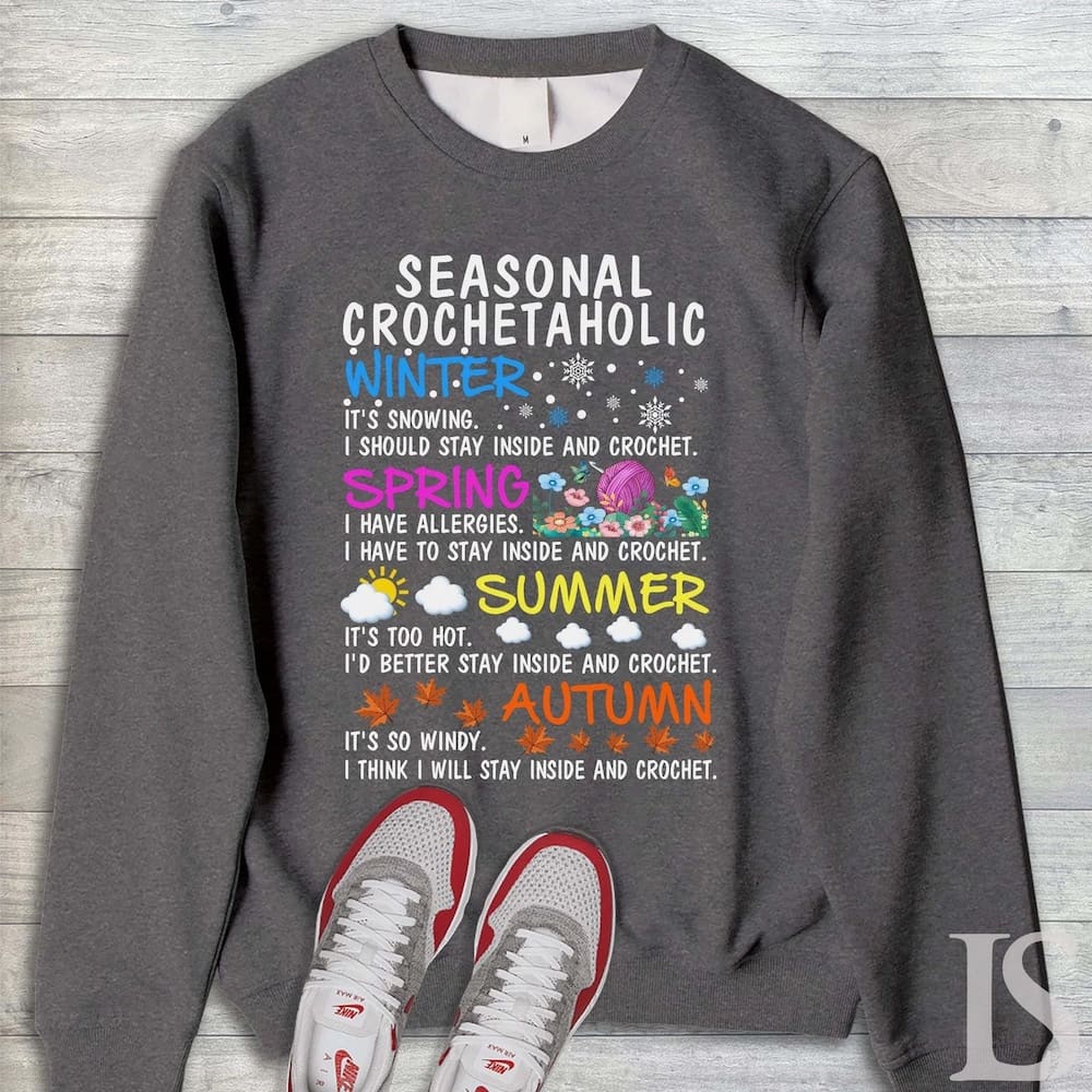 Seasonal Crocheter Sweatshirt
