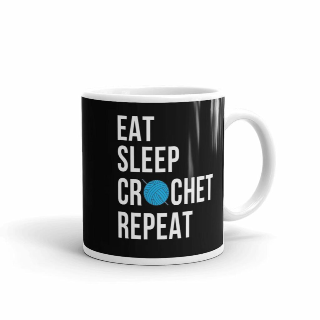 Eat Sleep Crochet Mug