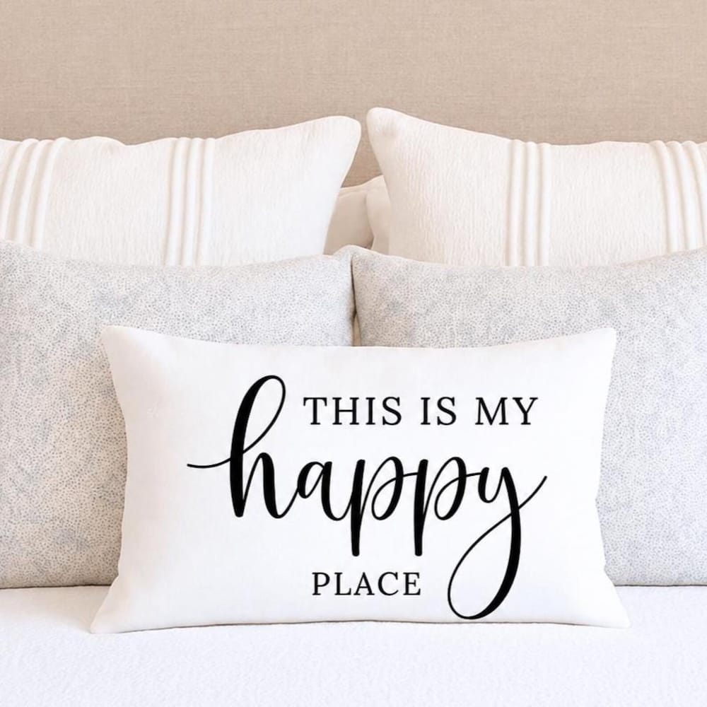 Happy Place Pillow