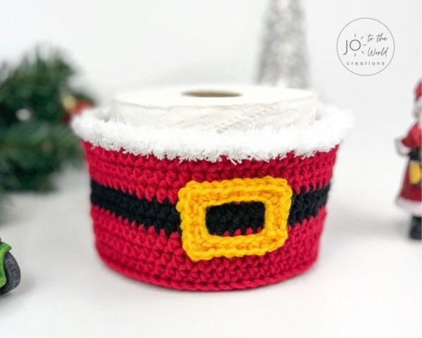 Christmas Toilet Paper Holder Crochet Pattern