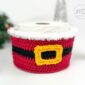 Christmas Toilet Paper Holder Crochet Pattern