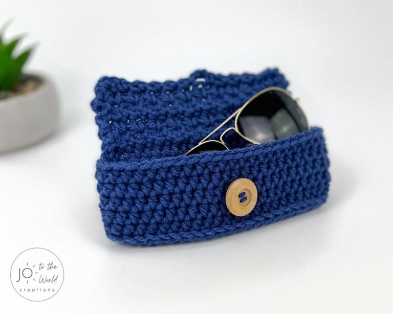 Crochet Glasses Case – Free Pattern
