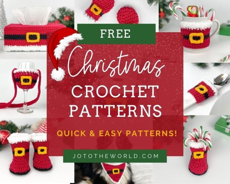 20 Quick & Easy Free Christmas Crochet Patterns for Gifts & Decorations