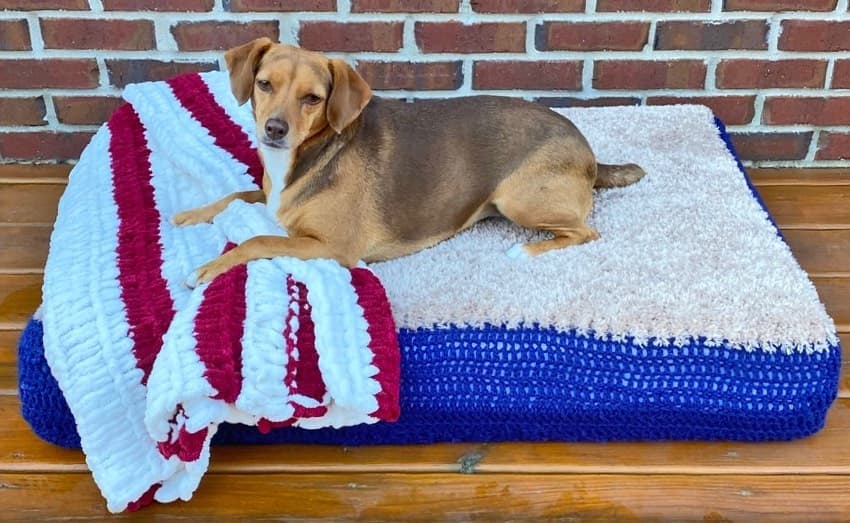 Crochet Dog Bed Pattern