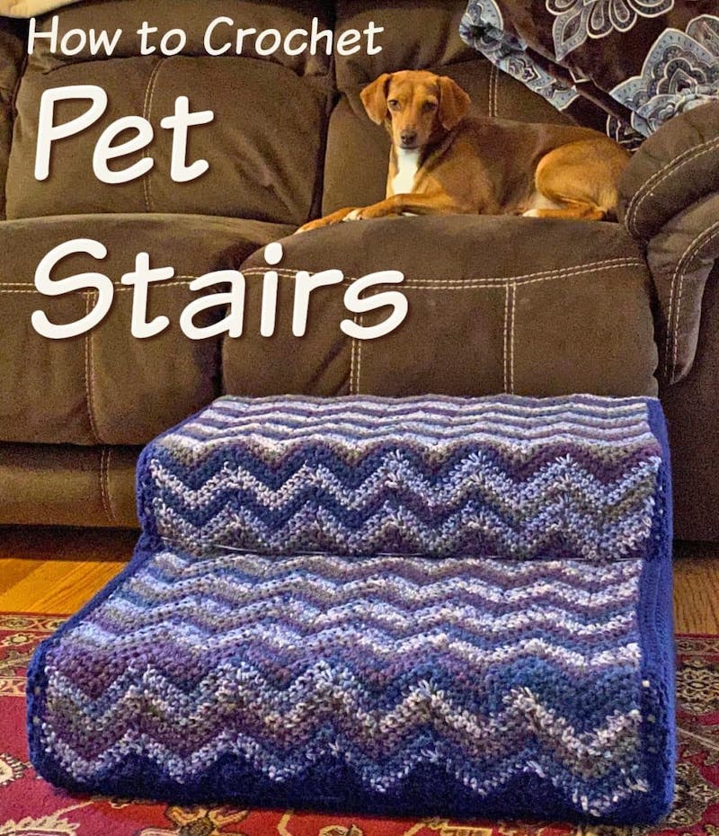Crochet Pet Stairs