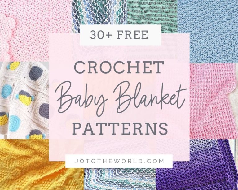 30+ Free Crochet Baby Blanket Patterns