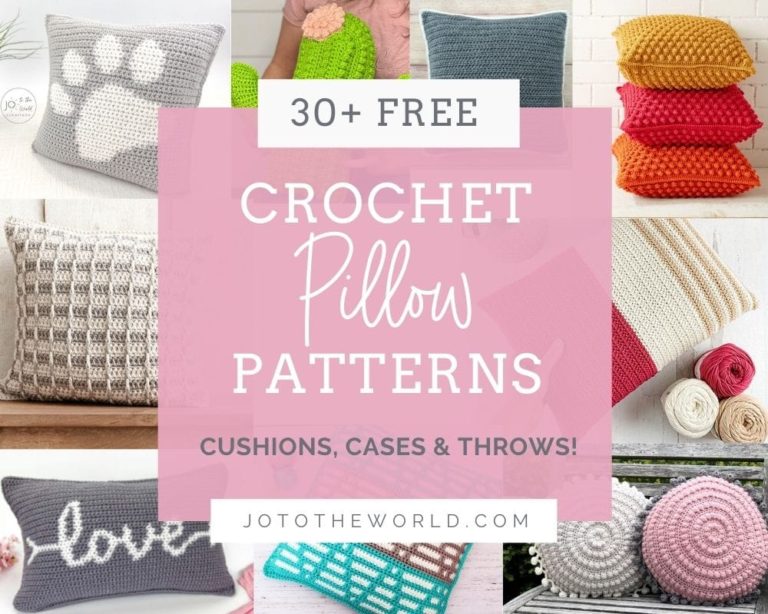 30 Free Crochet Pillow Patterns