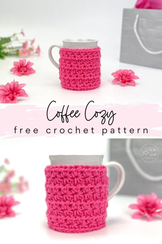 Crochet Coffee Cozy Pattern - Free