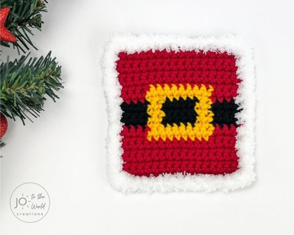 Crochet Christmas Coaster