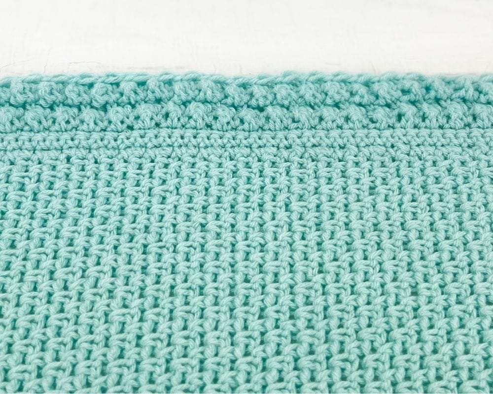 Moss Stitch Blanket - Crochet Pattern