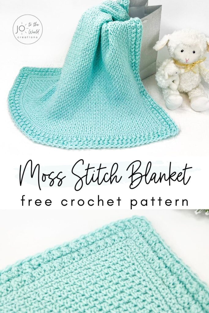 Moss Stitch Blanket Crochet Pattern Free