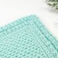 Moss Stitch Crochet Blanket
