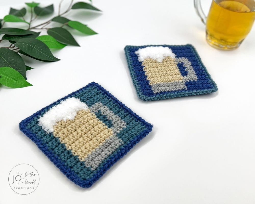 Free Beer Coasters Crochet Pattern