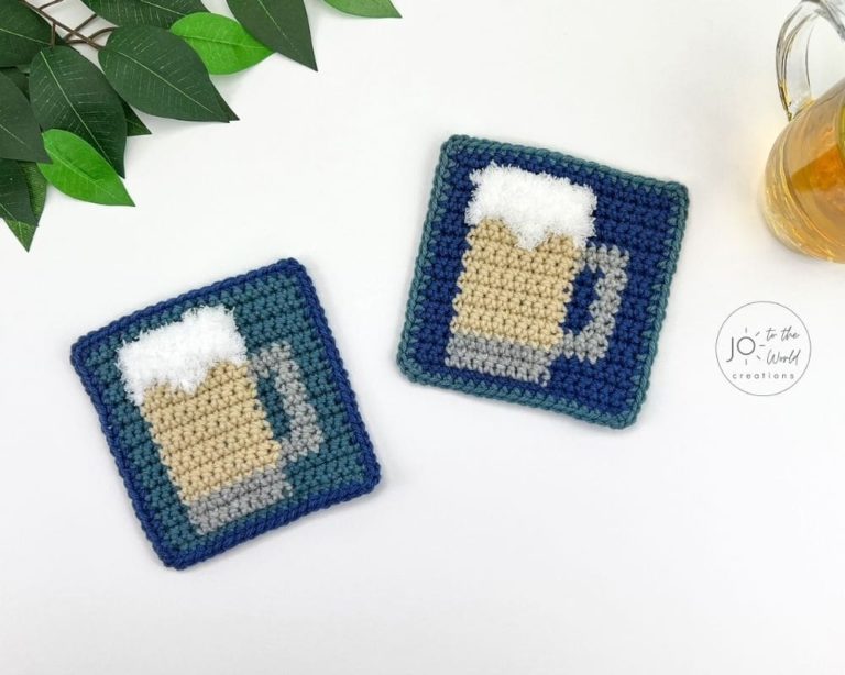 Beer Coasters – Free Crochet Pattern