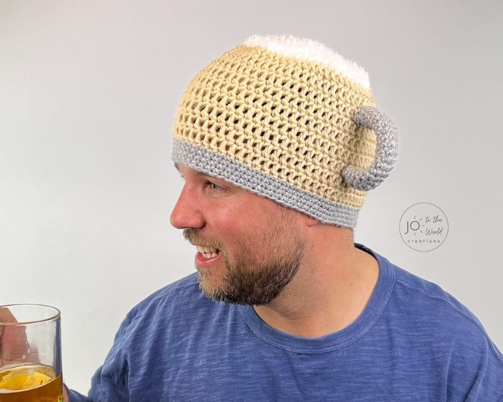 Free Crochet Beer Hat Pattern
