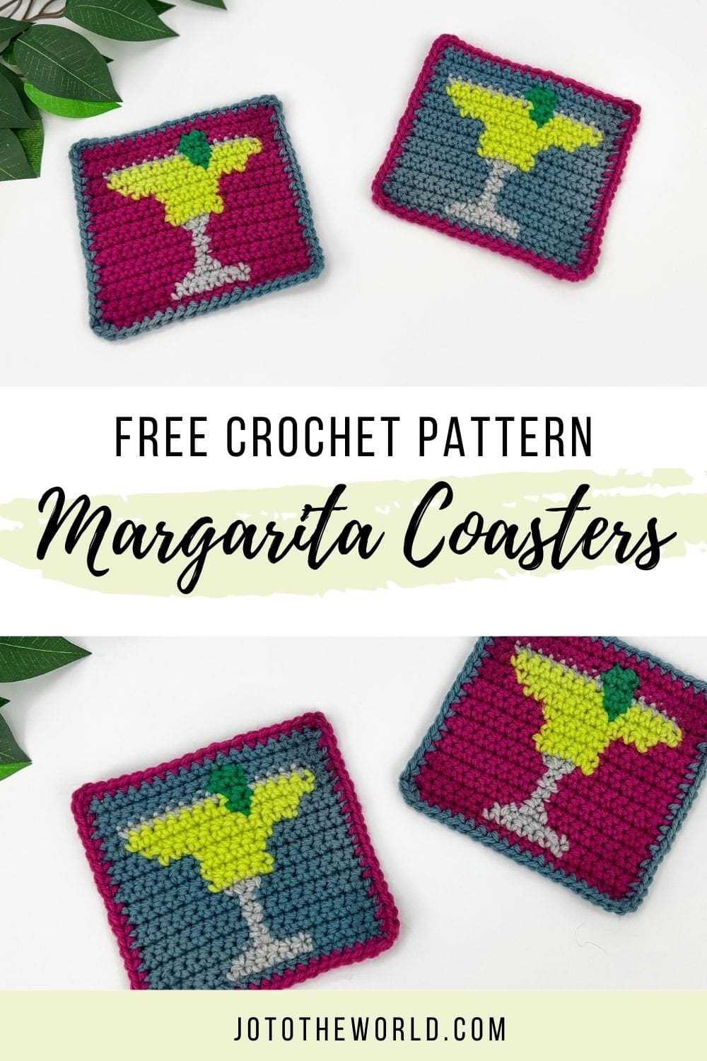 Crochet Coasters Free Pattern - Margarita