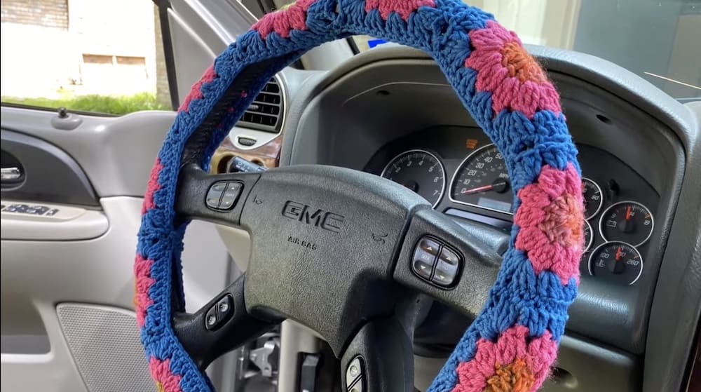 Crochet Steering Wheel Cover Video Tutorial