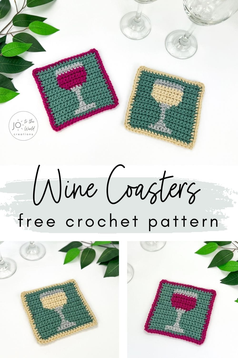 Wine Coasters Free Crochet Pattern