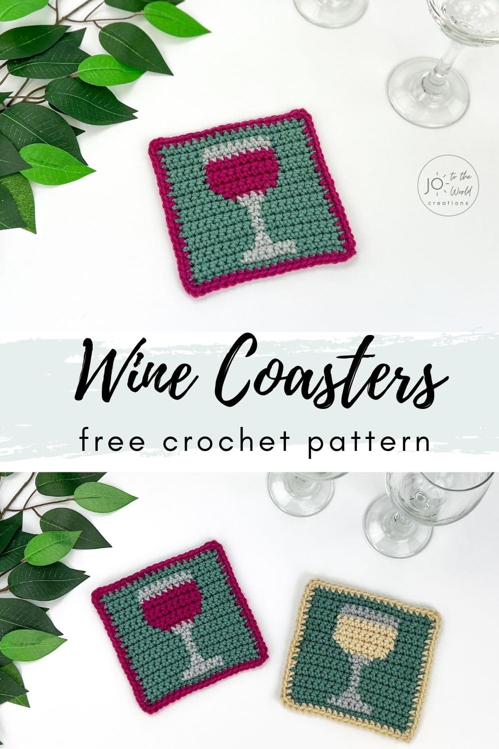 Free Crochet Pattern - Wine Coasters