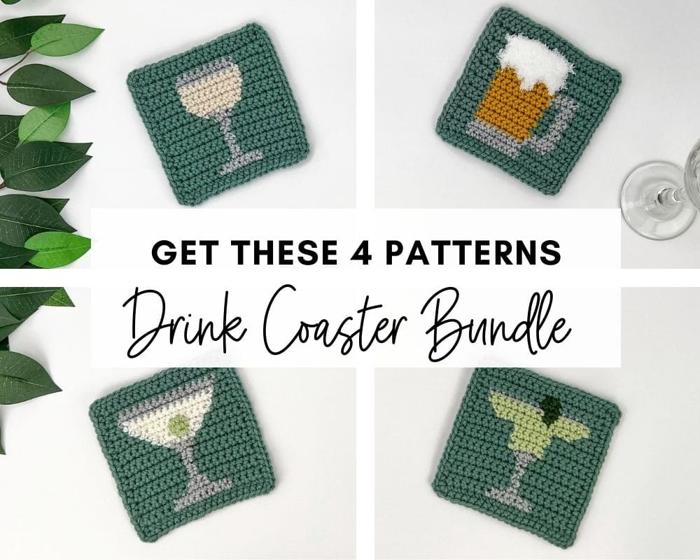 Drink Coaster Pattern Bundle | Jo to the World Creations
