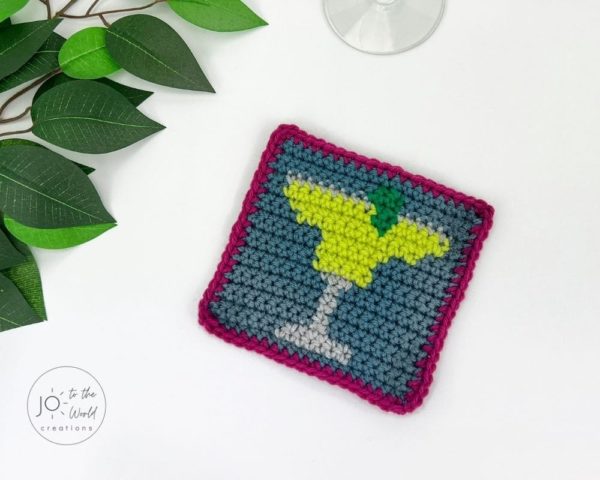 Margarita Crochet Coaster Pattern