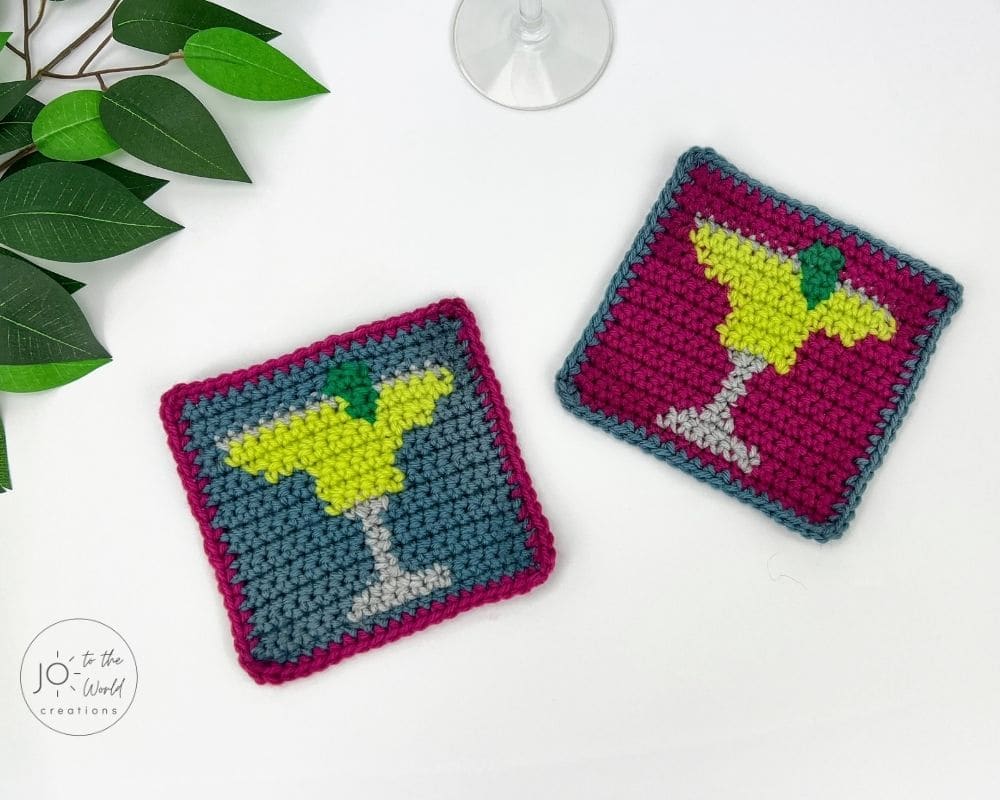 Margarita Crochet Coasters Pattern
