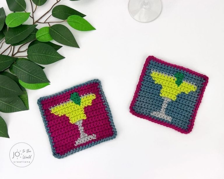 Margarita Coasters – Free Crochet Pattern
