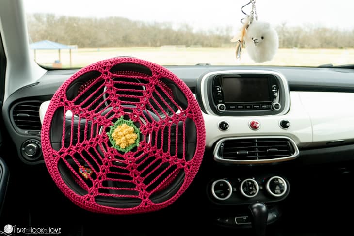 Steering Wheel Cover Free Crochet Pattern