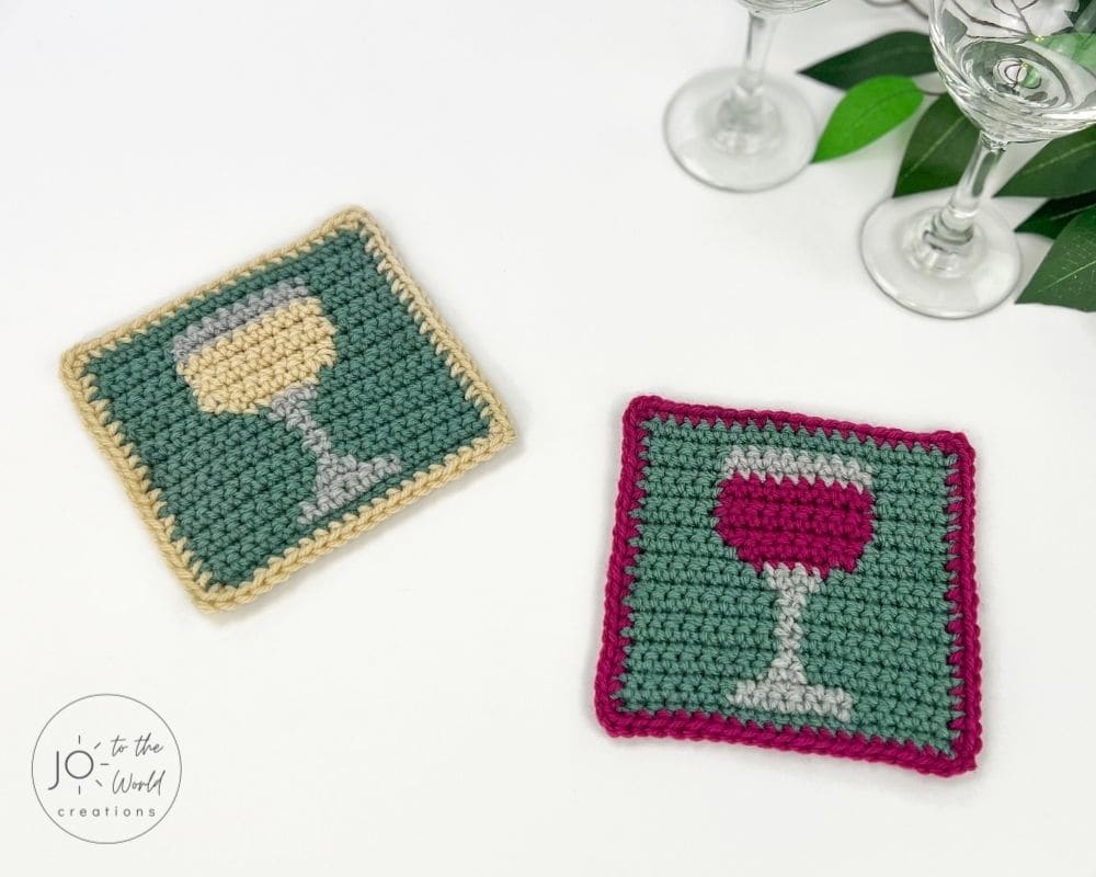 Free Wine Coasters Crochet Pattern