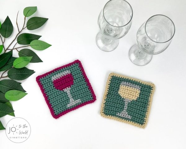 Wine Coasters - Free Crochet Pattern