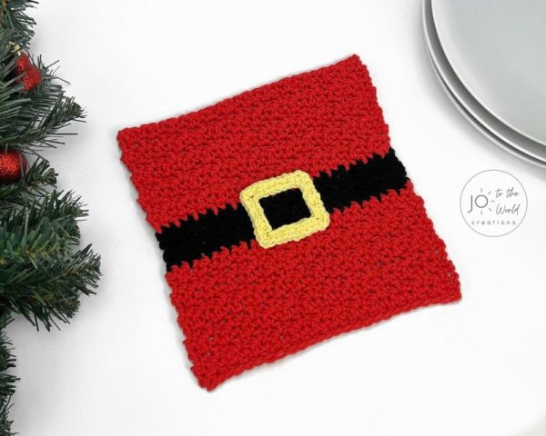 Crochet Christmas Dishcloth