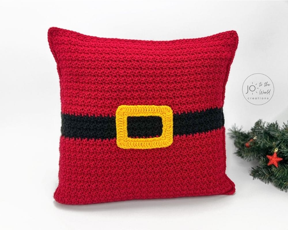 Christmas Crochet Pillow Pattern