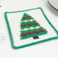 Crochet Christmas Tree Dishcloth Pattern Free