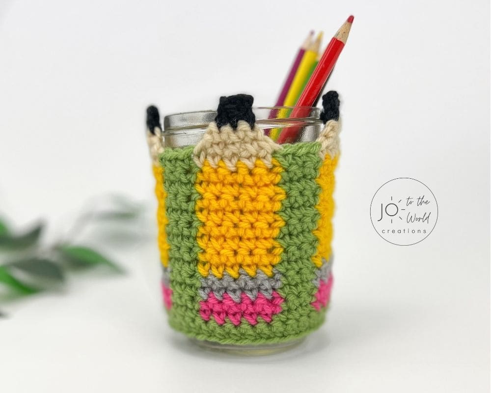 Crochet Pencil Holder Cover Pattern