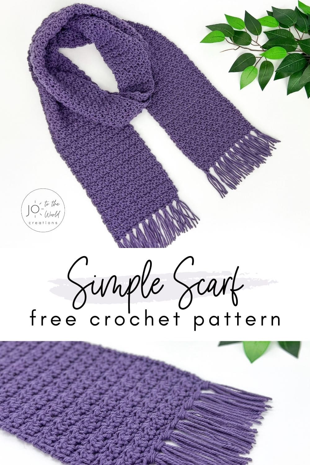 Easy Crochet Scarf Pattern - Free