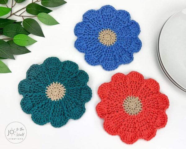 Flower Dishcloth Crochet Pattern