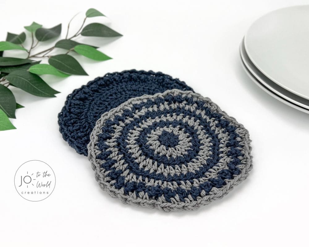 Round Crochet Dishcloth Pattern